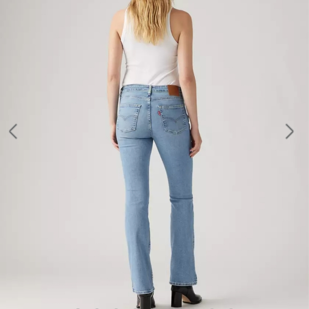 Levi's 725 High Rise Boot cut Denim Jeans - Picture 3 of 9